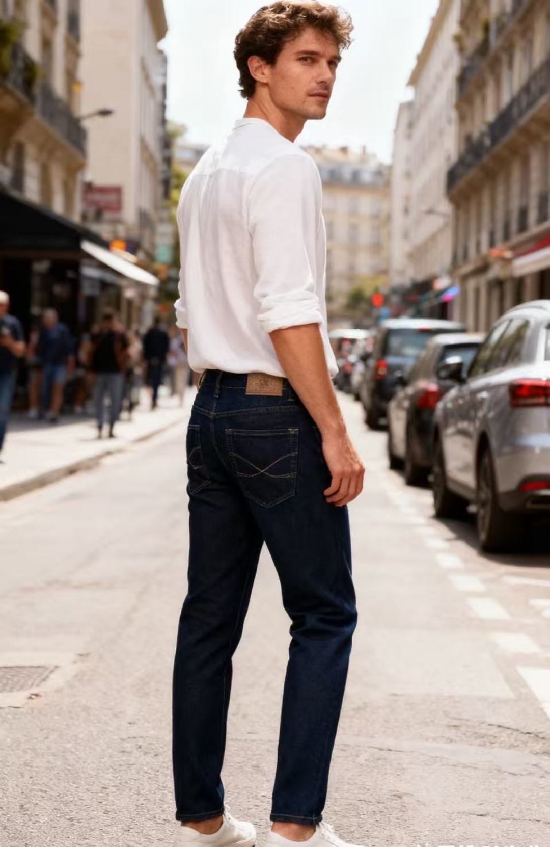 🔥Bc.25秋季新品时尚男士牛仔裤👖采用客供水洗弹力牛仔裤！奢华经典品牌原版Logo设计！时尚潮流因此已