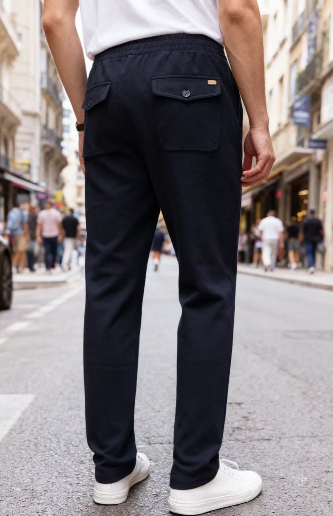 🔥杰尼*/Zeg*a.25秋冬时尚新品男士休闲裤🆕采用舒适保暖面料，奢华经典品牌LOGO元素设计 上身随