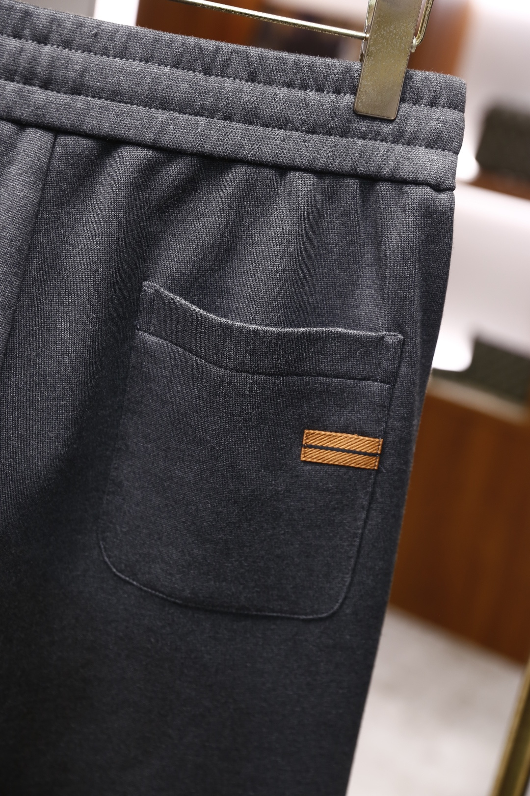 🔥杰尼*/Zeg*a.2025秋冬新款男士休闲裤🆕奢华经典品牌LOGO搭配👍采用舒适保暖棉面料！表面平滑