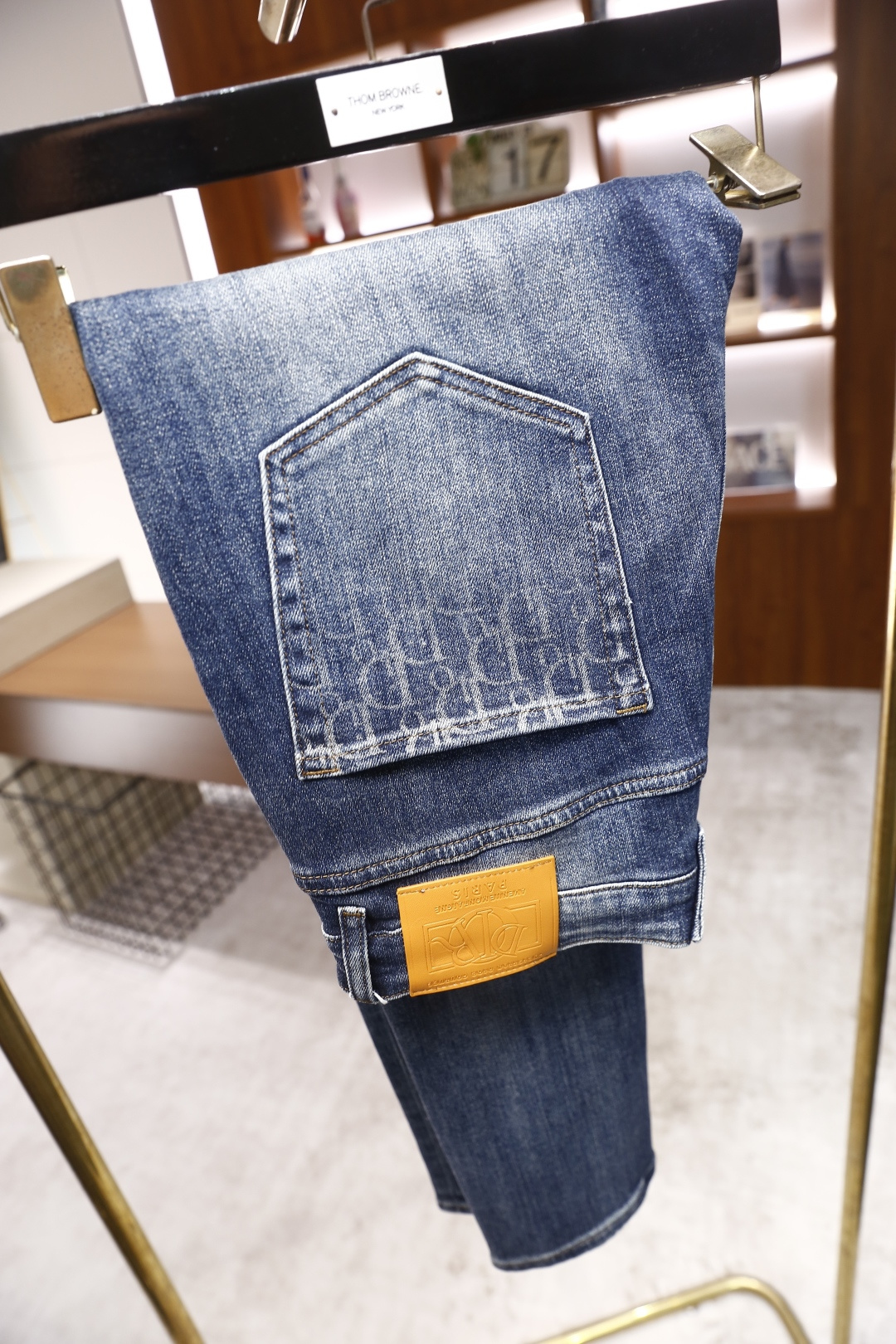 🔥迪奥/Christian D*or.25秋季新品时尚男士牛仔裤👖采用客供水洗弹力牛仔裤！奢华经典品牌字