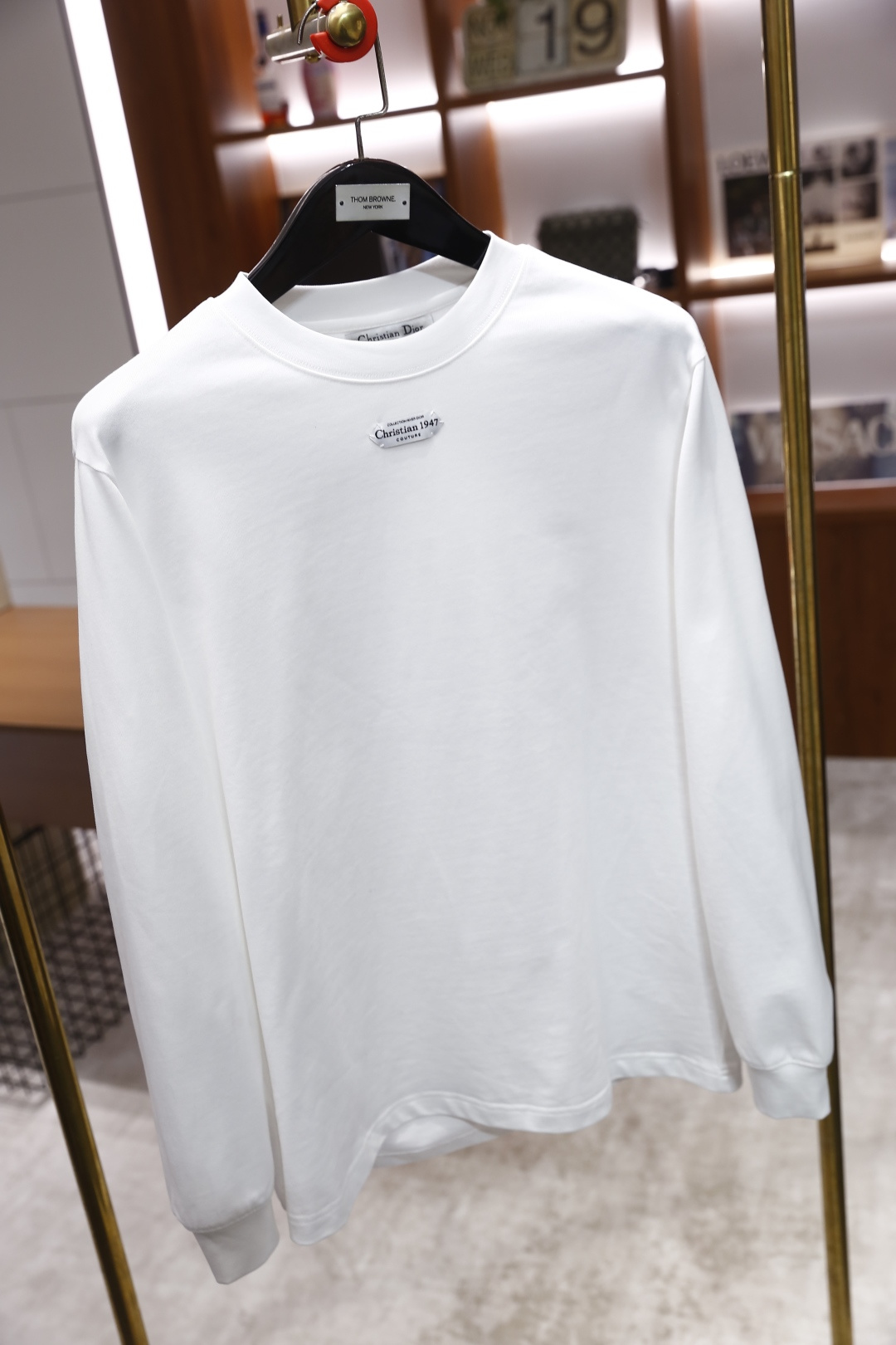 🔥迪奥/Christian D*or.2025秋冬新款男士长袖卫衣🆕经典圆领设计！采用舒适保暖面料！上身