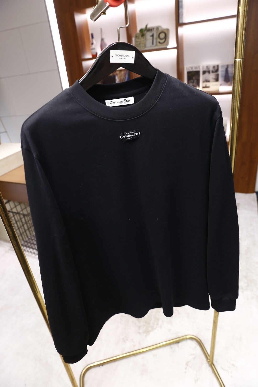 🔥迪奥/Christian D*or.2025秋冬新款男士长袖卫衣🆕经典圆领设计！采用舒适保暖面料！上身