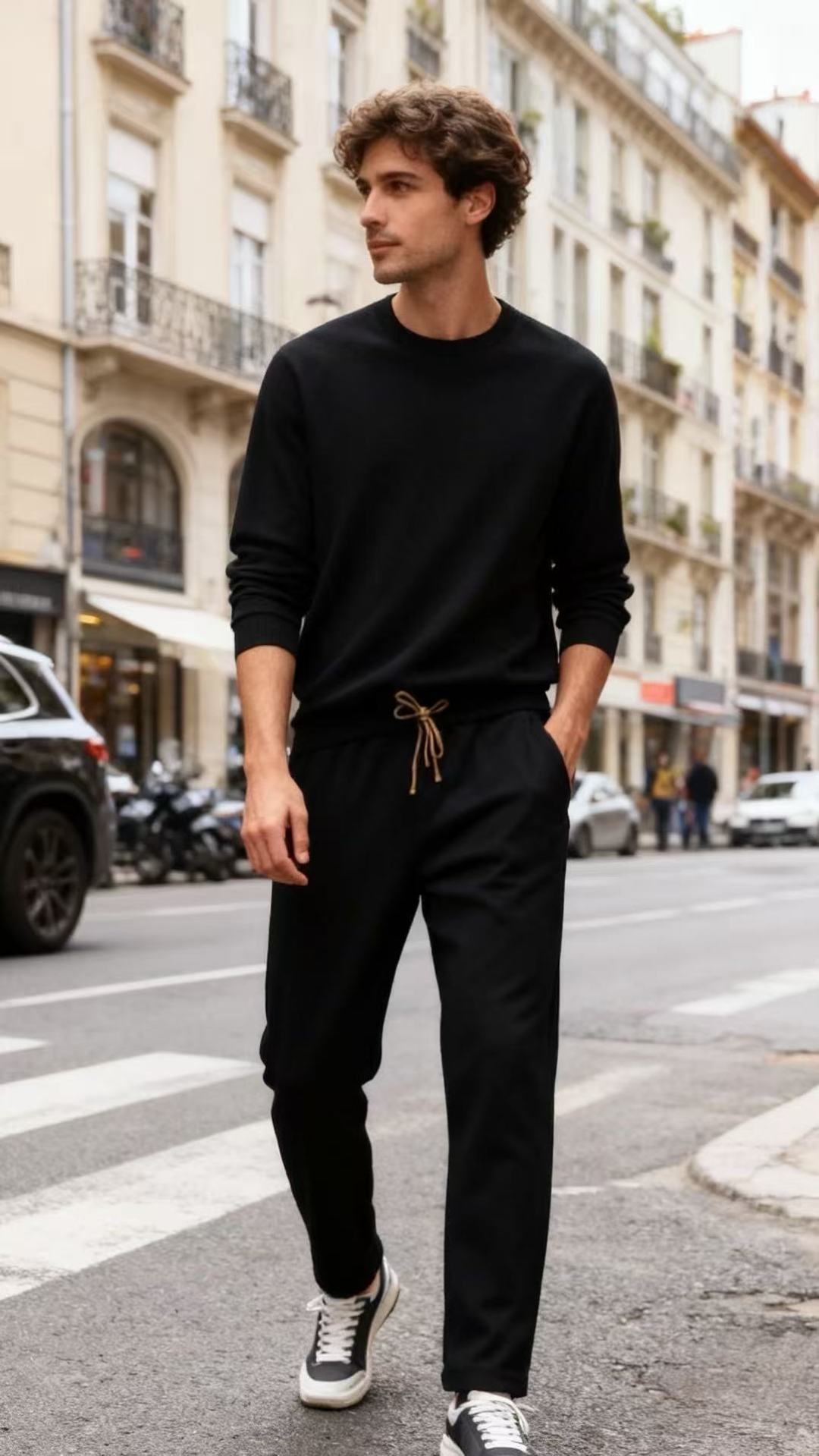 🔥杰尼*/Zeg*a.2025秋冬新款男士休闲裤🆕奢华经典品牌LOGO搭配👍采用舒适保暖棉面料！表面平滑