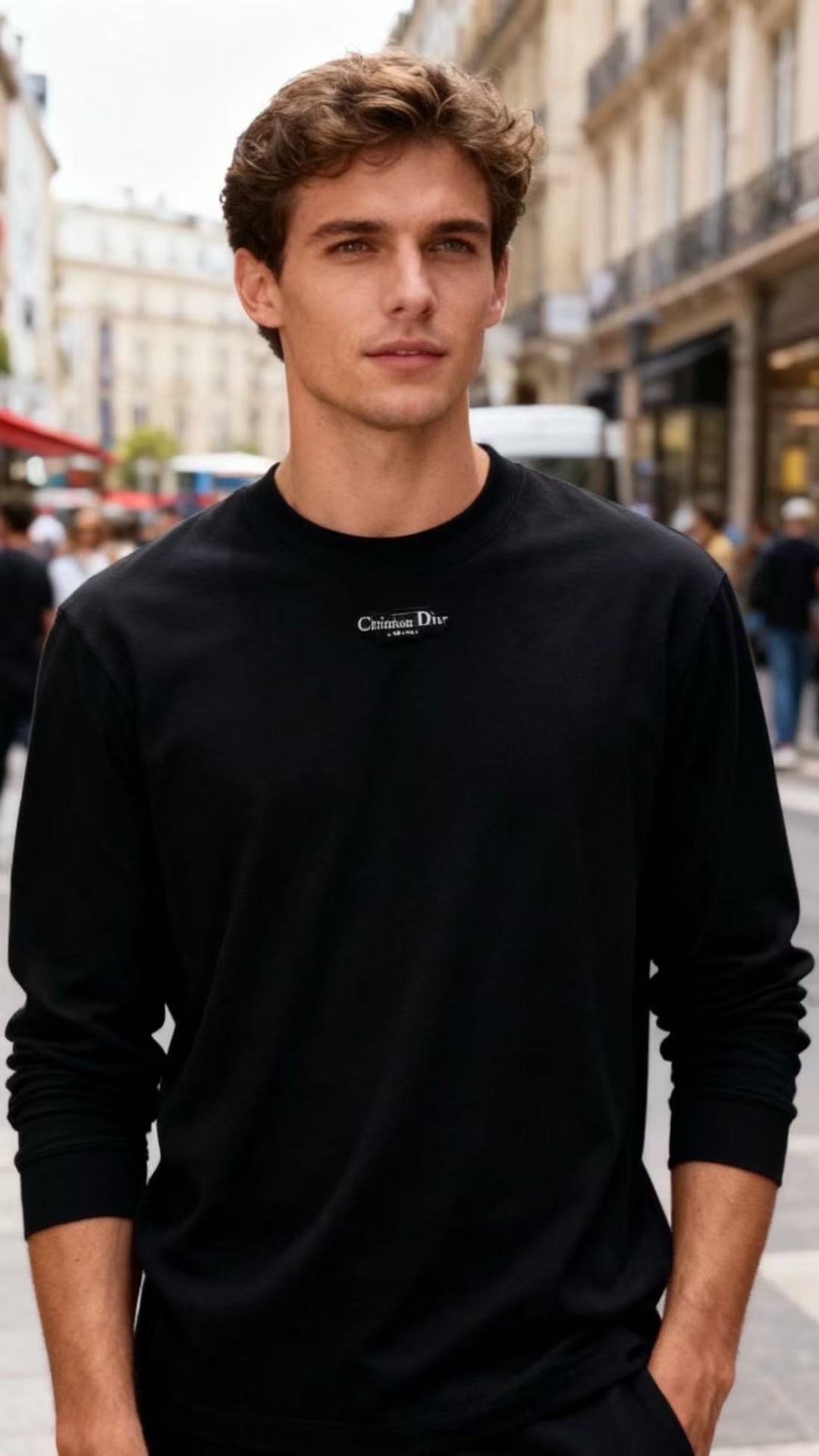 🔥迪奥/Christian D*or.2025秋冬新款男士长袖卫衣🆕经典圆领设计！采用舒适保暖面料！上身