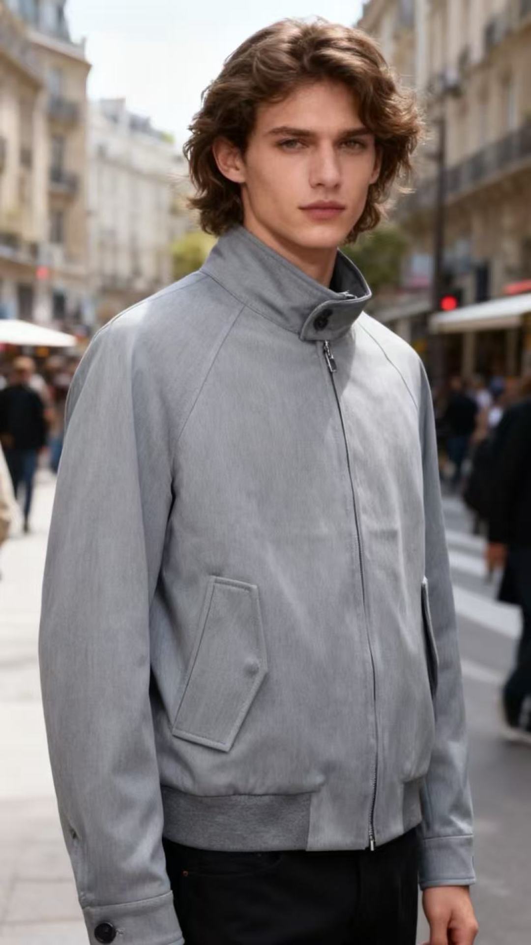 NO:621899,LP.  The new autumn and winter fashionable men's stand-up collar jacket adopts a neat silhouette design. The stand-up collar is neatly cut and can create a straight neck line for the wearer. The metal zipper at the placket is smooth and smooth, combining practicality and exquisite details. The material is made of smooth texture and has a slight gloss on the surface, which not only retains the delicate touch but also presents a low-key and high-end visual effect. The pockets on both sides of the body not only meet the needs of daily storage, but also make the overall shape more harmonious. Sleeves  The button-type design at the mouth can freely adjust the tightness, which not only improves the comfort of wearing, but also adds a capable temperament to the whole. The overall style is simple yet refined. Whether it is paired with a shirt and trousers to create a decent image for business occasions, or combined with casual pants and sneakers to create a relaxed daily look, it can show a unique fashion taste. It is an ideal choice for business and leisure occasions, and can easily meet the dressing needs of various occasions. It is a must-have item for autumn and winter!  Sizes 48-56, shipped next day!  ,,loro piana,sneakers,jackets & coats,shirts,alexander wang19860909LP. 秋冬新款时尚男士立领夹克采用了利落的版型设计,立领剪裁利落有型,能为穿着者塑造出挺拔的颈部线条.门襟处的金属拉链顺滑流畅,兼具实用性与精致的细节感选用了质感平滑的材质,表面带有轻微的光泽感,既保留了细腻的触感,又呈现出低调高级的视觉效果.衣身两侧的口袋不仅满足了日常置物的需求,也让整体版型更显和谐.袖口的纽扣式设计可以自由调节松紧度,既提升了穿着的舒适度,也为整体增添了一份干练的气质.整体风格简约而不失精致,无论是搭配衬衫与西裤,营造出商务场合的得体形象,还是与休闲裤、运动鞋组合,打造轻松的日常造型,都能展现出独特的时尚品味.它是商务休闲场合的理想选择,能轻松应对多种场合的穿着需求,秋冬必备单品！尺码48-56,隔天出货！,,loro piana,sneakers,jackets & coats,shirts,alexander wang,Men's clothing