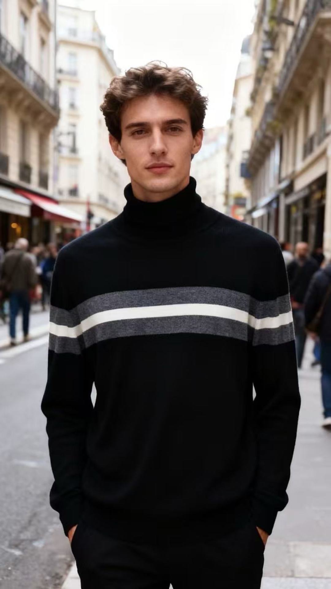 NO:648493,Burbe*ry. 25 new autumn and winter men's turtleneck sweaters are exclusively presented!  Luxurious brand elements are paired with a sweater that is super versatile and perfectly in line with the aesthetic tone. The most basic style adopts a minimalist and low-key luxury style. In the fashion industry, the simpler the item, the easier it is to show a high-end fashion sense. The customized wool fabric is soft and comfortable to the touch, and has excellent skin-friendliness. It is a very fashionable style for reducing age. It is a must-have item!  Sizes 48-56, shipped next day!  ,,burberry,burberry,sweaters,alexander wang19860909巴宝丽/Burbe*ry. 25秋冬新品男士高领毛衫独家呈现！奢华品牌元素搭配超级百搭极符合美学基调的一款毛衣,最基础的款式以极简低调的奢华风格,在时尚界越简单的单品,越极易彰显出高级时髦感,客供定制羊毛面料触感柔软舒适,亲肤性极佳,极具减龄时髦款式,必入单品！尺码48-56,隔天出货！,,burberry,burberry,sweaters,alexander wang,Men's clothing