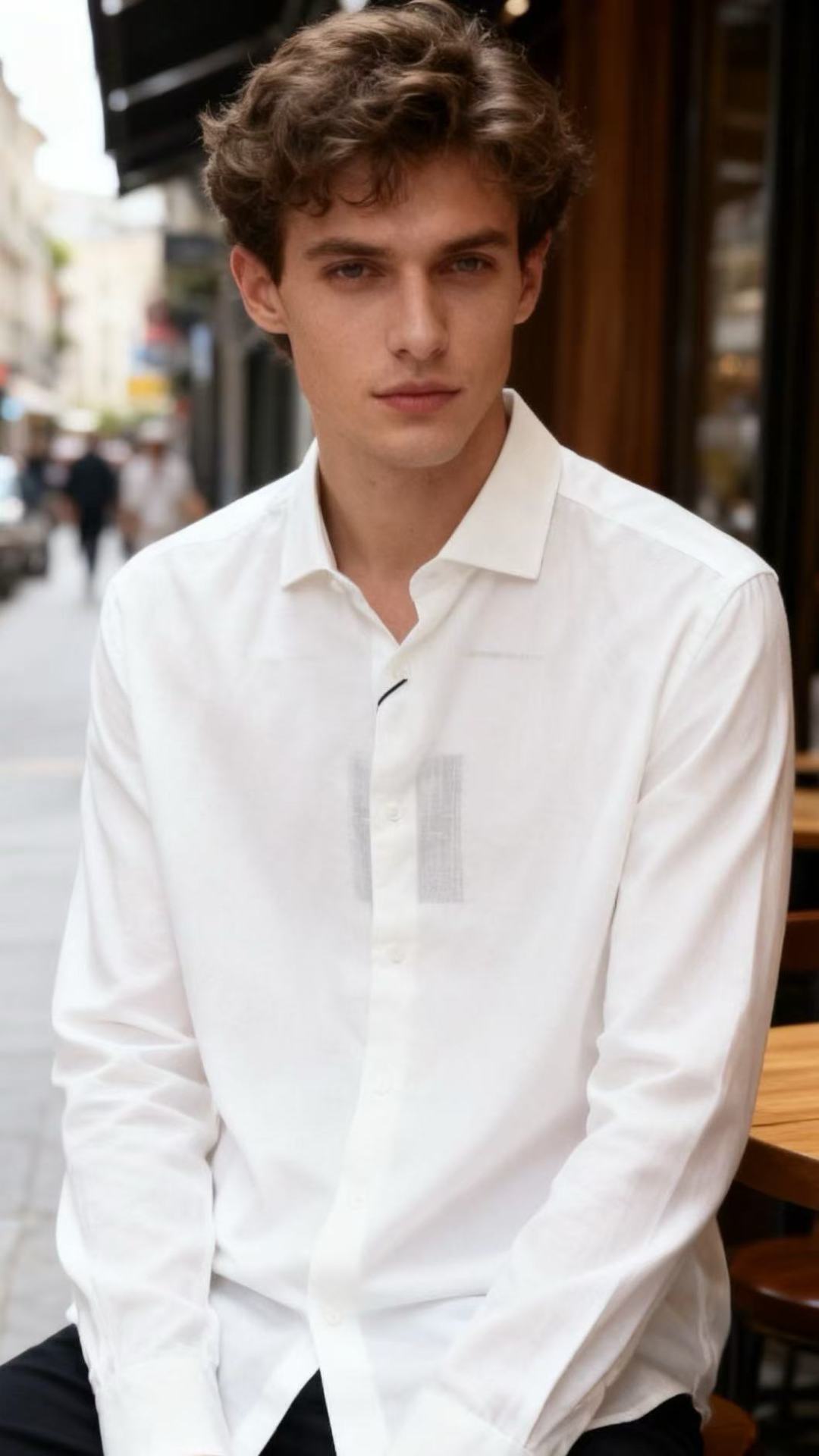 NO:648481,Zegna/ZE*NA. 25 new autumn styles!  Fashionable men's long-sleeved shirt, which belongs to the brand's classic business casual series, combines the brand's iconic fabric technology and tailoring design. It is made of cotton and linen blended material, which has excellent breathability and skin-friendly feeling. The natural texture of linen fiber can also bring a unique texture, suitable for spring and autumn wear; the design continues the classic peak collar + single-breasted buttons  Style, simple and neat version takes into account business formality and daily casualness. Solid color is the classic color of the brand's formal shirts, suitable for suits, casual pants and other matching scenarios. In terms of craftsmanship, Zegna continues Zegna's high requirements for tailoring. The overall shirt is crisp and not easy to deform, and the stitching and button craftsmanship in the details reflect the brand's high-end production standards!  Sizes 48-56, shipped next day!  ,,zegna,shirts,business suit,alexander wang19860909杰尼亚/ZE*NA. 25秋季新款！时尚男士长袖衬衫,属于品牌经典的商务休闲系列,结合了品牌标志性的面料工艺与剪裁设计.采用棉麻混纺材质,具备优秀的透气性与亲肤感,亚麻纤维的天然纹理还能带来独特的质感,适合春秋季节穿着；在设计上延续经典尖领+单排扣样式,简约利落的版型兼顾商务正式感与日常休闲性,纯色是品牌正装衬衫的经典配色,适配西装、休闲裤等多种搭配场景；工艺方面则延续杰尼亚对剪裁的高要求,衬衫整体挺括不易变形,细节处的缝线与纽扣工艺体现品牌的高端制作标准！尺码48-56,隔天出货！,,zegna,shirts,business suit,alexander wang,Men's clothing