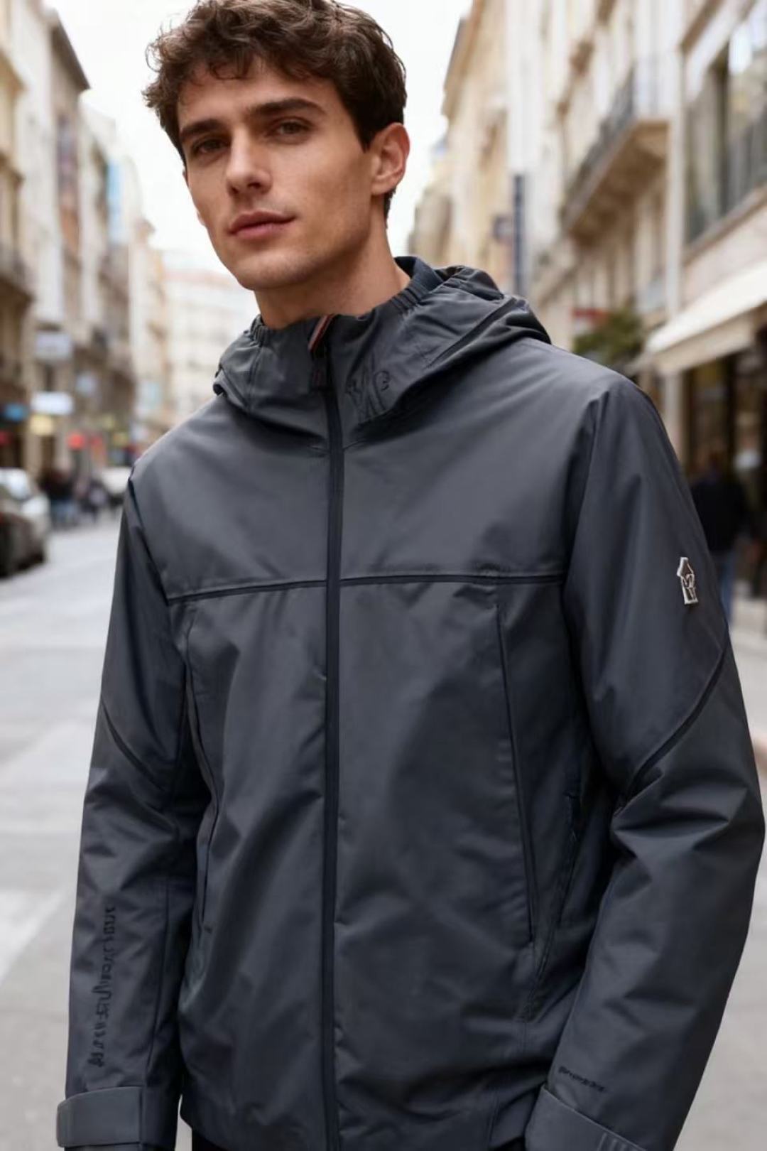 🔥蒙口/Mo*cler.2025秋冬新品！时尚男士翻领羽绒服外套！超级无敌保暖领口细节🔝时尚翻领设计👍🏻