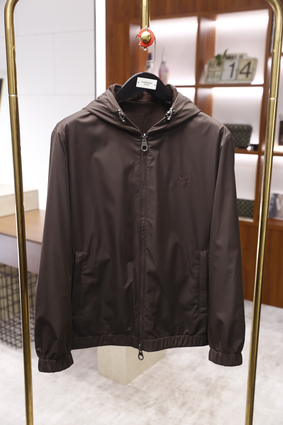 🔥lP🆕.2025秋冬新品🆕顶级原单男款双面可穿夹克！时尚连帽设计📸顶级私人订制面料，奢华经典品牌字母L