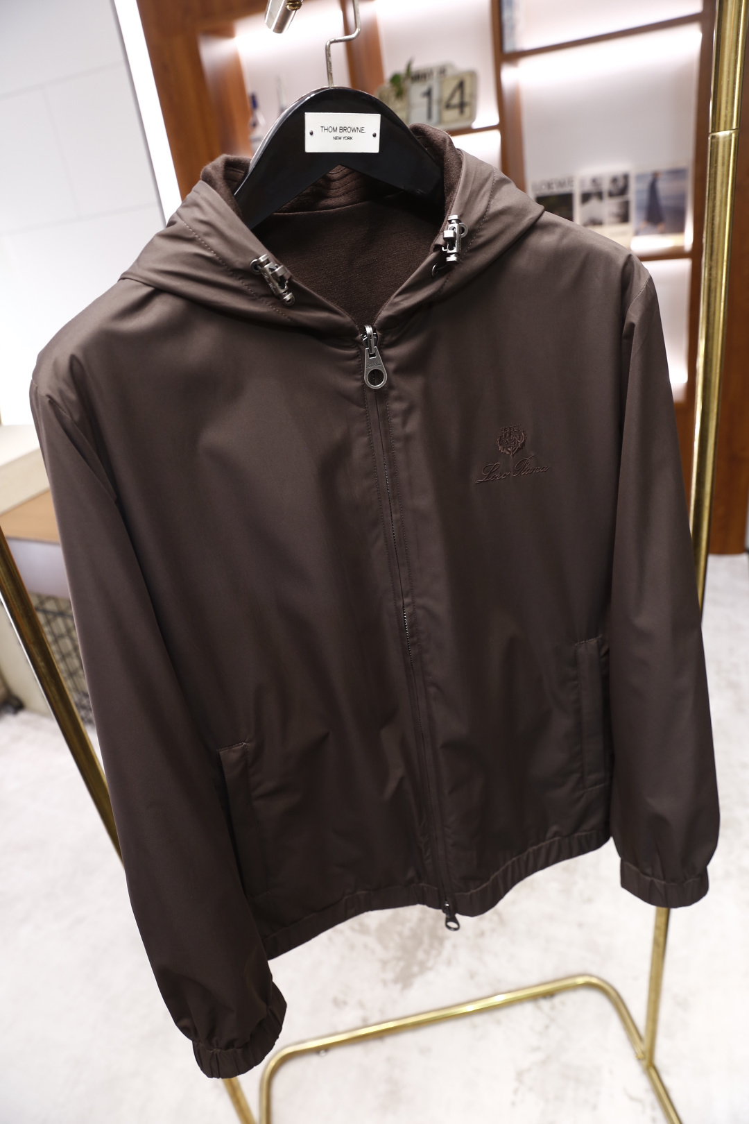 🔥lP🆕.2025秋冬新品🆕顶级原单男款双面可穿夹克！时尚连帽设计📸顶级私人订制面料，奢华经典品牌字母L