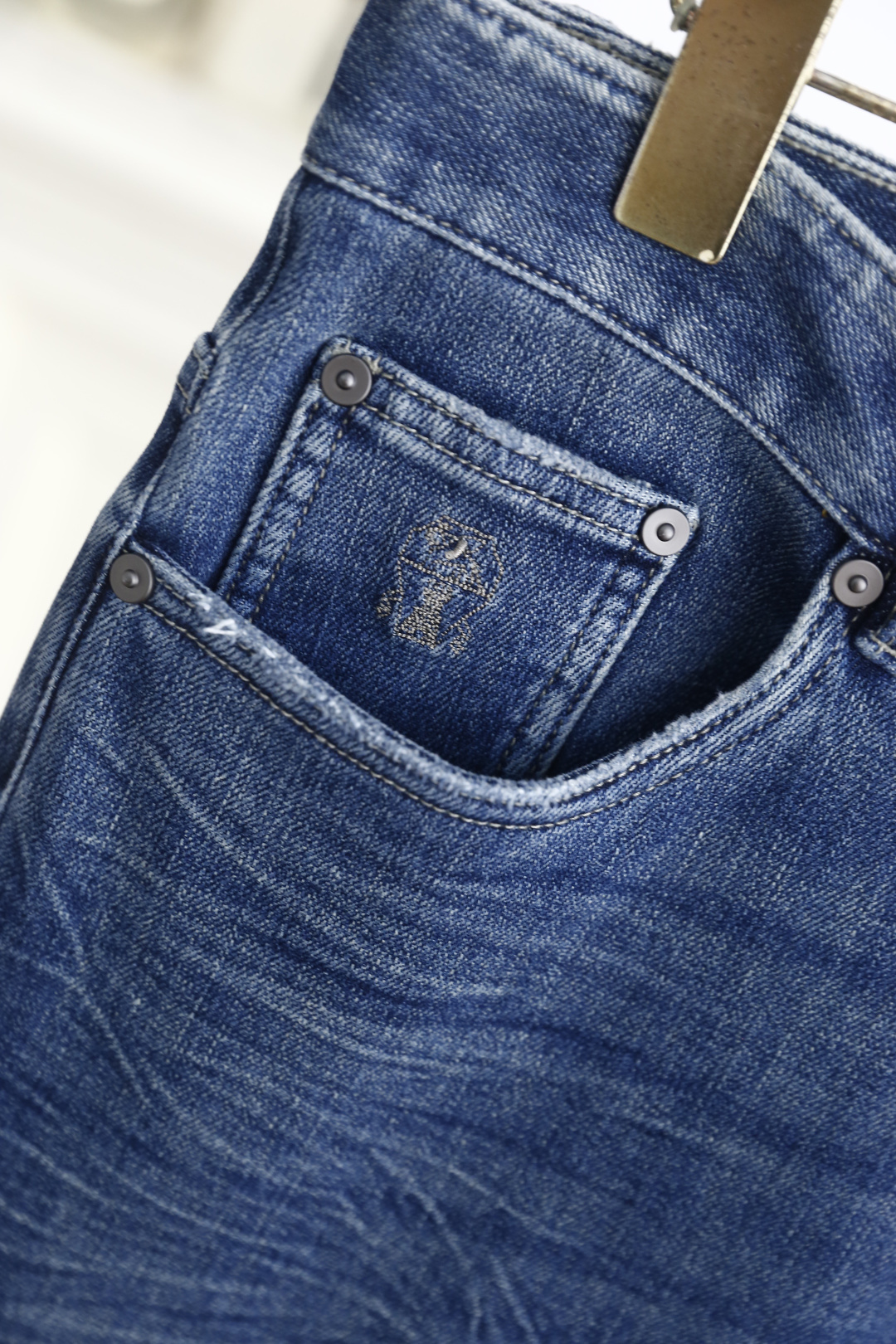 🔥Bc.25秋季新品时尚男士牛仔裤👖采用客供水洗弹力牛仔裤！奢华经典品牌原版Logo设计！时尚潮流因此已