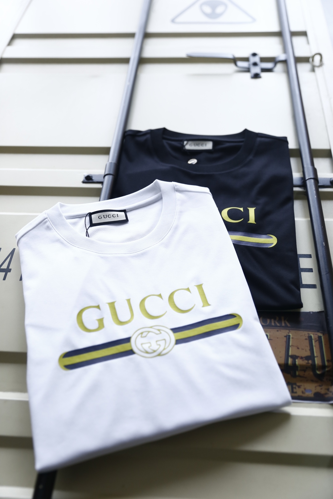 🔥古驰/Gu*ci.2026春夏新品男士短袖上市🍃经典圆领设计！重磅级尤物单品，新形态雅痞风格👍🏻高街混