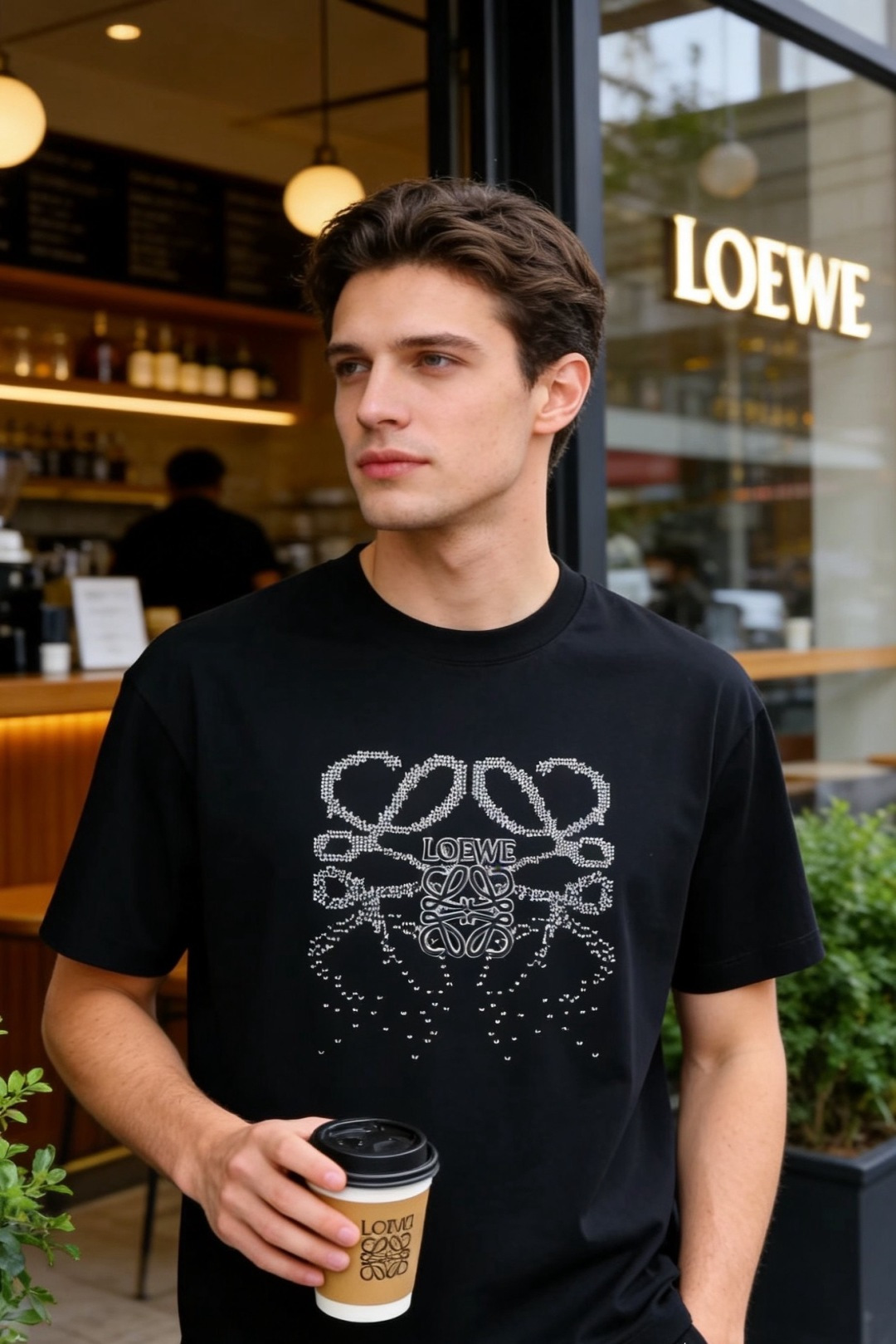 🔥罗意威.2026春季新品！时尚男士百搭短袖上市🍃经典圆领设计！重磅级尤物单品，新形态雅痞风格👍🏻高街混