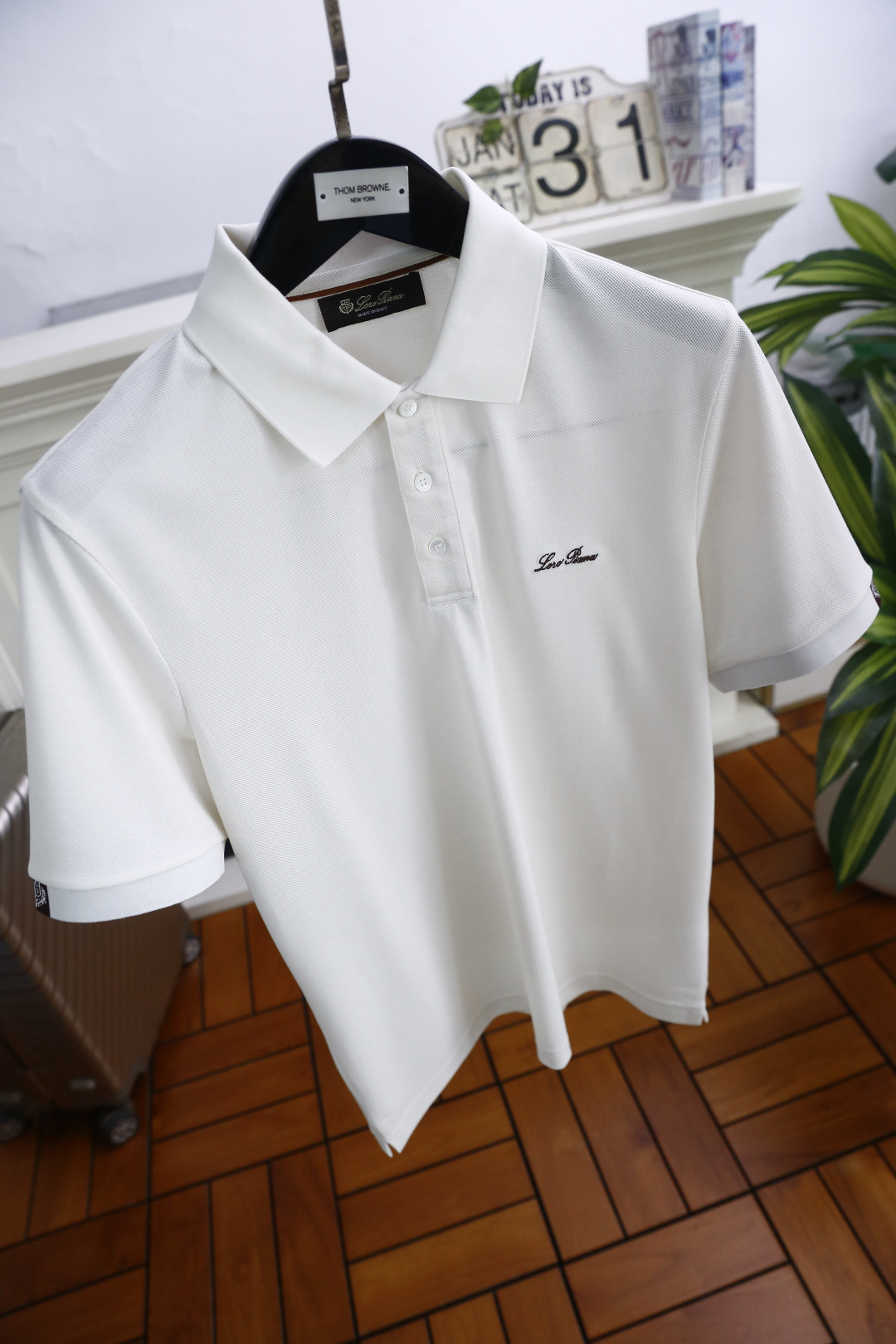🔥Loro piana.26春夏新品🆕经典男士时尚翻领Polo短袖👍🏻时尚单品设计，更加时尚舒适，高标准