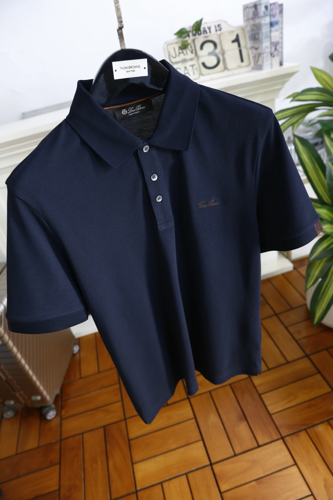 🔥Loro piana.26春夏新品🆕经典男士时尚翻领Polo短袖👍🏻时尚单品设计，更加时尚舒适，高标准