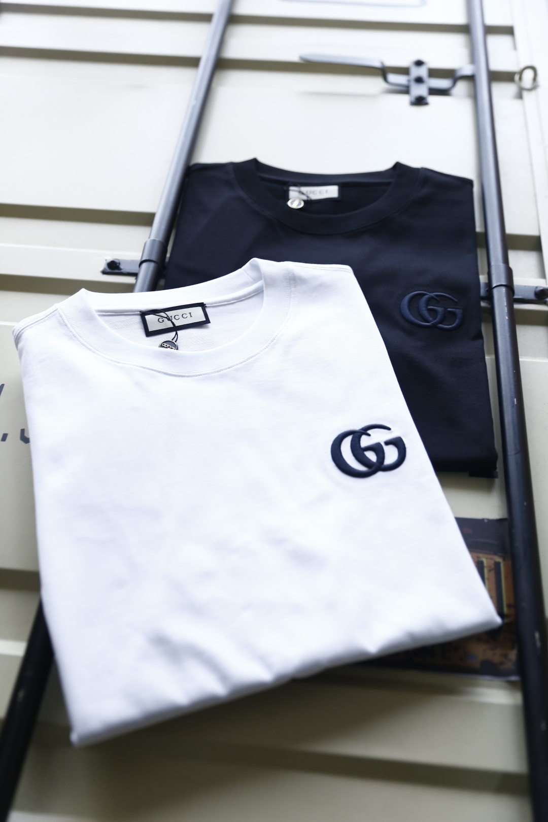 🔥古驰/Gu*ci.2026春夏新品男士短袖上市🍃经典圆领设计！重磅级尤物单品，新形态雅痞风格👍🏻高街混