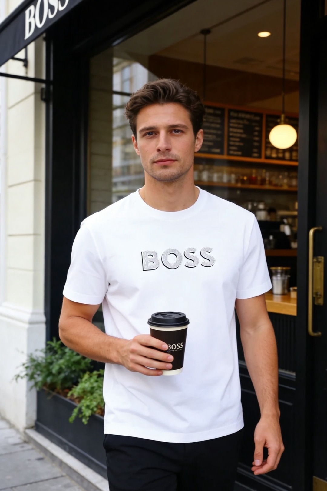 🔥BOSS.2026夏季新款！时尚百搭男士短袖上市🍃经典圆领设计！重磅级尤物单品，新形态雅痞风格👍🏻高街