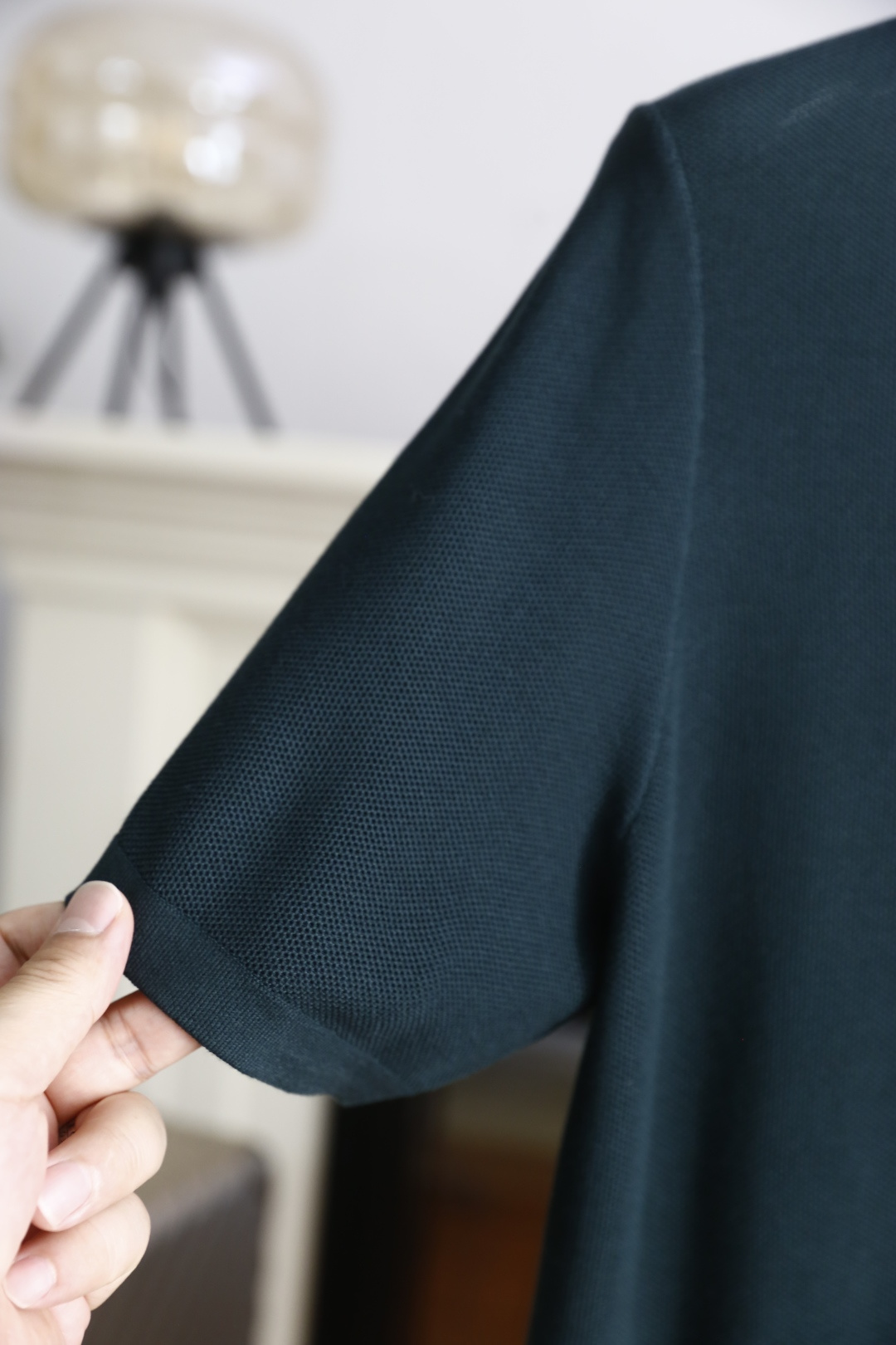 🔥Loro Piana.26夏季新品！时尚男士百搭短袖PoLo衫，采用经典翻领设计，领口边缘饰有双线条装