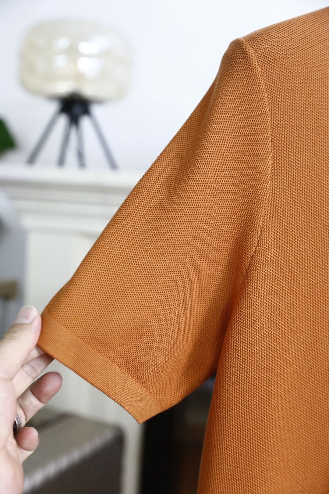 🔥Loro Piana.26夏季新品！时尚男士百搭短袖PoLo衫，采用经典翻领设计，领口边缘饰有双线条装