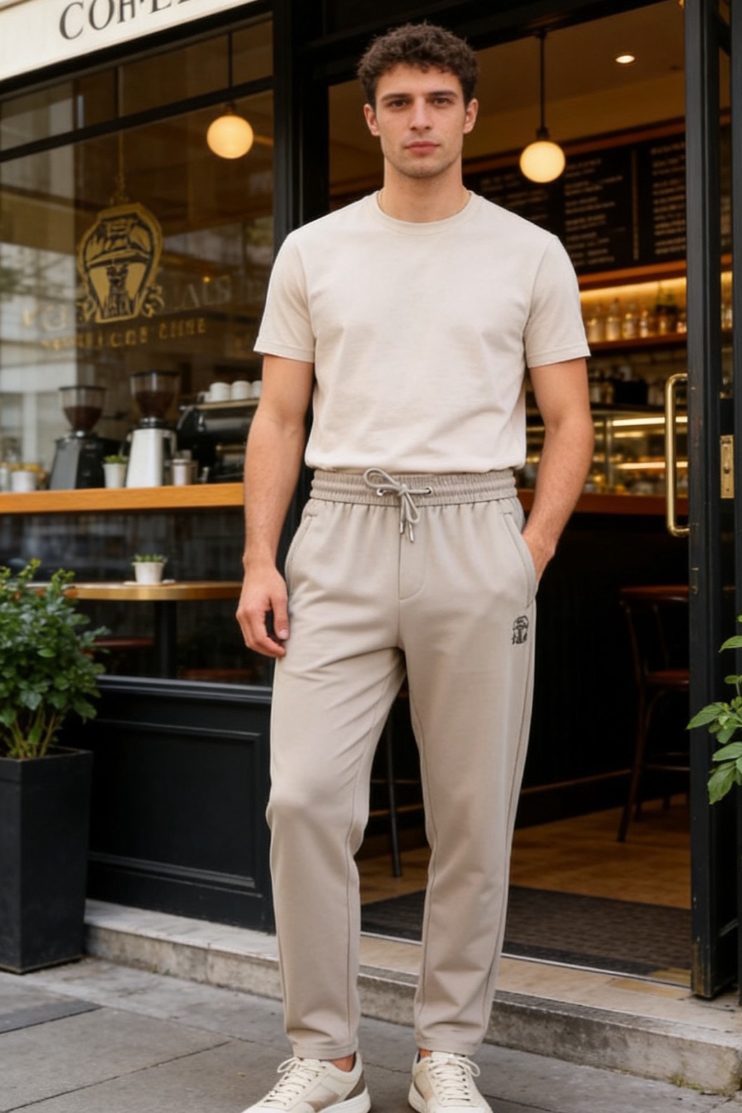 🔥BC.26夏季新品！时尚男士百搭休闲裤采用松紧抽绳腰头设计，兼顾舒适穿感与可调性，轻松适配各种腰围尺寸