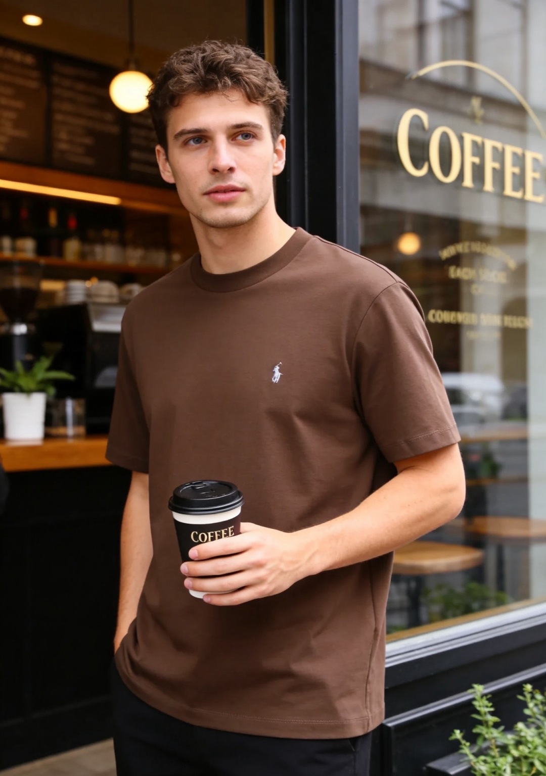 NO:830836,Paul. 26 new summer product, fashionable men's versatile short-sleeves interpret urban light luxury style with classic silhouette. The round neck is neatly cut and the logo on the chest is embellished with low-key texture. The neat silhouette is both comfortable and stiff. It is suitable for various scenes, whether it is daily commuting or leisure travel, it can easily create an effortless relaxed and high-end sense, and inject a calm and elegant versatile style into the summer wardrobe!  Sizes M-5XL, shipped next day!  ,,T-shirt,19860909保罗. 26夏季新品,时尚男士百搭短袖以经典廓形诠释都市轻奢格调.圆领剪裁利落贴合,胸前标识点缀低调质感,利落版型兼顾舒适与挺括.适配多元场景,无论是日常通勤还是休闲出行,都能轻松塑造不费力的松弛高级感,为夏日衣橱注入从容优雅的百搭型格！尺码M-5XL,隔天出货！,,T-shirt,,Men's clothing