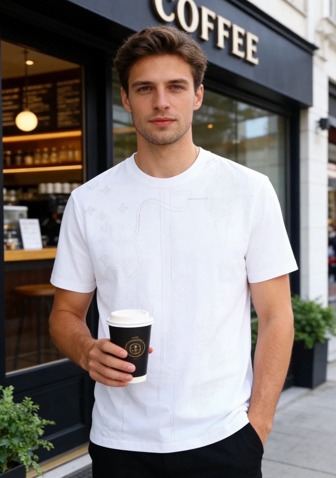 NO:834607,Louis Vuit*/LV. 26 new summer products!  Fashionable men's all-match round neck T-shirt adopts a neat short-sleeved cut. The fit is not sloppy, and the upper body lines are clean and neat. The body incorporates a low-key dark pattern design, which adds a sense of layering and high-end texture to the details, breaking the monotony without being ostentatious. The classic round neck design is simple and versatile, suitable for a variety of wearing scenarios, whether it is daily casual or light business matching, it can easily create a refined and neat style!  Sizes 48-56, shipped next day!  ,,louis vuitton,louis vuitton,T-shirt,tees,t-shirt,19860909路易威*/LV. 26夏季新品！时尚男士百搭圆领T恤采用利落的短袖剪裁,版型合身不拖沓,上身线条干净利落.衣身融入了低调的暗纹设计,在细节处增添了层次感与高级质感,打破了单调感却又不显张扬.经典的圆领设计简约百搭,适配多种穿搭场景,无论是日常休闲还是轻商务搭配,都能轻松塑造出精致利落的风格！尺码48-56,隔天出货！,,louis vuitton,louis vuitton,T-shirt,tees，t-shirt,,Men's clothing
