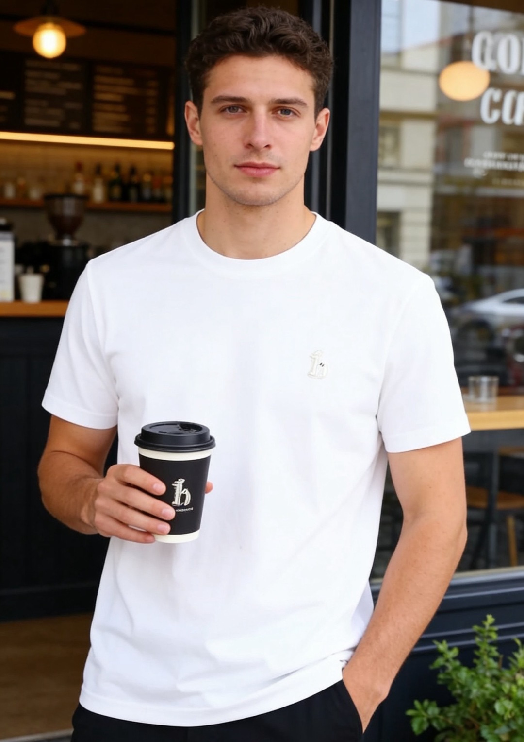 NO:834612,Hermès. 26 new summer products!  The fashionable men's all-match round neck T-shirt adopts a classic basic version, with neat short-sleeved cuts, and a delicate brand logo on the chest, which is low-key and high-end. The collar has hidden contrasting details, which is simple and yet has an ingenious design. The overall lines are smooth and neat, and the upper body is neat and stylish without being cluttered. It is suitable for a variety of wearing scenarios, whether it is daily casual or light business matching, you can easily create a relaxed and sophisticated look!  Sizes 48-56, shipped next day!  ,,hermes,T-shirt,tees,t-shirt,19860909爱马仕. 26夏季新品！时尚男士百搭圆领T恤采用经典的基础版型,利落的短袖剪裁干净清爽,胸口点缀精致的品牌标识,低调中透着高级质感.领口处暗藏撞色细节,简约又不失设计巧思,整体线条流畅利落,上身利落有型不拖沓.适配多种穿搭场景,无论是日常休闲还是轻商务搭配,都能轻松打造出松弛又精致的造型！尺码48-56,隔天出货！,,hermes,T-shirt,tees，t-shirt,,Men's clothing