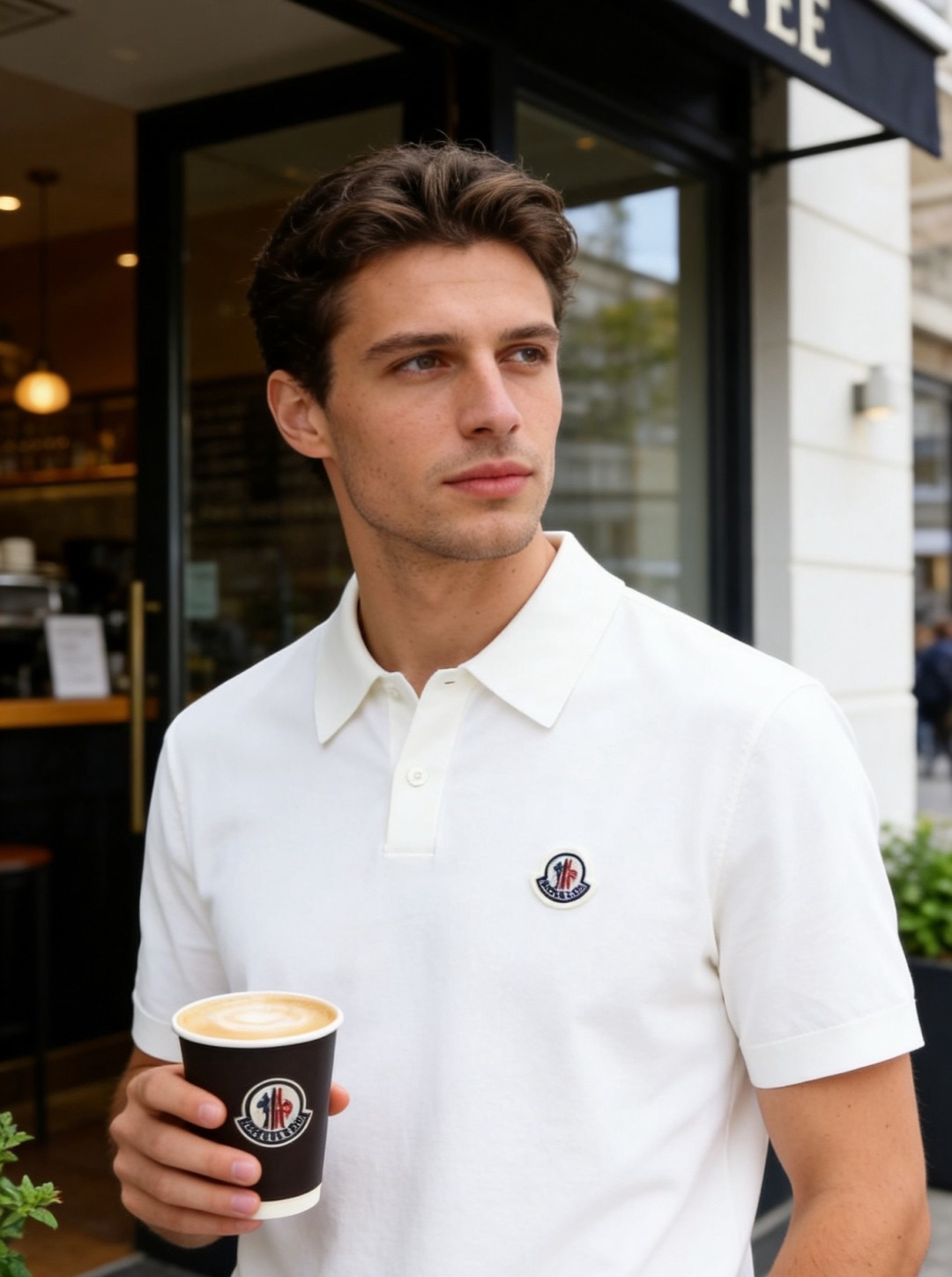 NO:834561,Mengkou. 26 new summer products!  Fashionable men's all-match lapel POLO shirt is designed with neat lapels and placket buttons. It is classic yet stylish. The brand logo on the left chest is low-key and highlights the texture. The fit is neat and the lines are clean and smooth, not tight or draggy, which can well modify the body shape. The short-sleeved cut is refreshing and neat, suitable for a variety of wearing scenarios, whether it is daily commuting or leisure travel, it is suitable for daily commuting or leisure travel. It can easily create a simple and high-end outfit texture. It is a versatile item to enhance the overall style!  Sizes 48-56, shipped next day!  ,,Moncler,T-shirt,19860909蒙口. 26夏季新品！时尚男士百搭翻领POLO衫采用利落翻领搭配门襟纽扣设计,经典又不失格调,左胸的品牌标识低调彰显质感.版型利落合身,线条干净流畅,不紧绷也不拖沓,能很好地修饰身形.短袖剪裁清爽利落,适配多种穿搭场景,无论是日常通勤还是休闲出行都很合适,轻松打造简约高级的穿搭质感,是提升整体格调的百搭单品！尺码48-56,隔天出货！,,Moncler,T-shirt,,Men's clothing