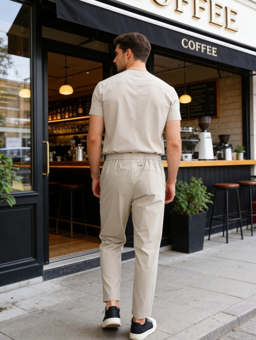 NO:842274,Loewe. 26 new summer products!  Fashionable men's all-match casual pants are designed with an elastic waistband, which is easy to put on and take off and fits the body shape, and is suitable for a variety of waist types. The neat nine-point trousers are matched with slightly cinched trouser legs, with smooth and natural lines, which can softly modify the leg lines. It has both practicality and design, and is convenient for storing small items. The overall style is simple and neat, and it is suitable for daily matching with T-shirts and shirts. Whether it is commuting or leisure travel, you can easily create a comfortable and stylish outfit!  Sizes 29-38, 35 available!  Ships next day!  ,,loewe,shirts,tees,t-shirt,19860909罗意威. 26夏季新品！时尚男士百搭休闲裤采用松紧腰头设计,穿脱便捷且贴合身形,适配多种腰型.利落的九分裤型搭配微收裤管,线条流畅自然,能柔和修饰腿部线条,兼具实用性与设计感,方便收纳随身小物.整体版型简约利落,日常搭配T恤、衬衫都很合适,无论是通勤出行还是休闲出游,都能轻松打造舒适又有型的穿搭！尺码29-38,有35！隔天出货！,,loewe,shirts,tees，t-shirt,,Men's clothing