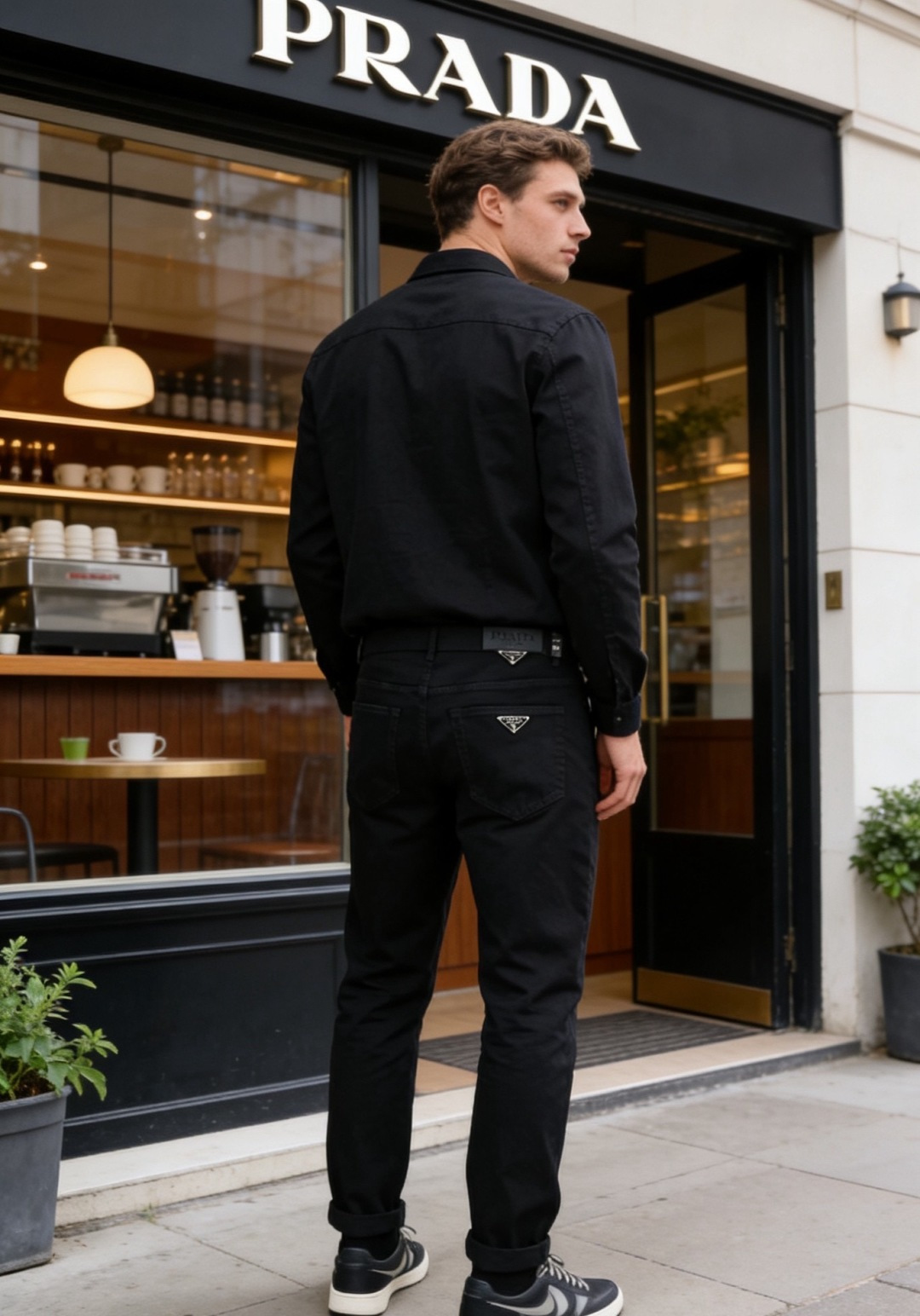 NO:842250,Prada. 26 summer new fashion men's all-match casual pants adopt a classic mid-waist version with clean lines, and the back pockets and waist tags are branded, showing off the texture in a low-key manner. The trousers are tailored to fit the body shape, and the trouser legs are cuffed with exquisite and eye-catching details. The overall shape is neat and not procrastinating, taking into account comfort and neatness. It is suitable for various occasions and can easily create a smart and stylish daily look. It is a versatile item that combines texture and practicality!  Sizes 29-38, 35 available!  Ships next day!  ,,prada,19860909普拉达. 26夏季新品时尚男士百搭休闲裤采用经典的中腰版型,线条利落,后袋与腰牌带有品牌标识,低调彰显质感.裤身剪裁贴合身形,裤脚做了翻边设计,细节精致耐看.整体版型利落不拖沓,兼顾舒适与利落感,适配多种场合穿搭,轻松打造干练有型的日常造型,是兼具质感与实用性的百搭单品！尺码29-38,有35！隔天出货！,,prada,,Men's clothing