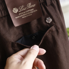 🔥Loro piana.26夏季新品!时尚男士薄款休闲长裤👍后腰松紧搭配金属头抽绳,可自由调节腰围大小, 🔥Loro piana.26夏季新品!时尚男士薄款休闲长裤👍后腰松紧搭配金属头抽绳,可自由调节腰围大小,