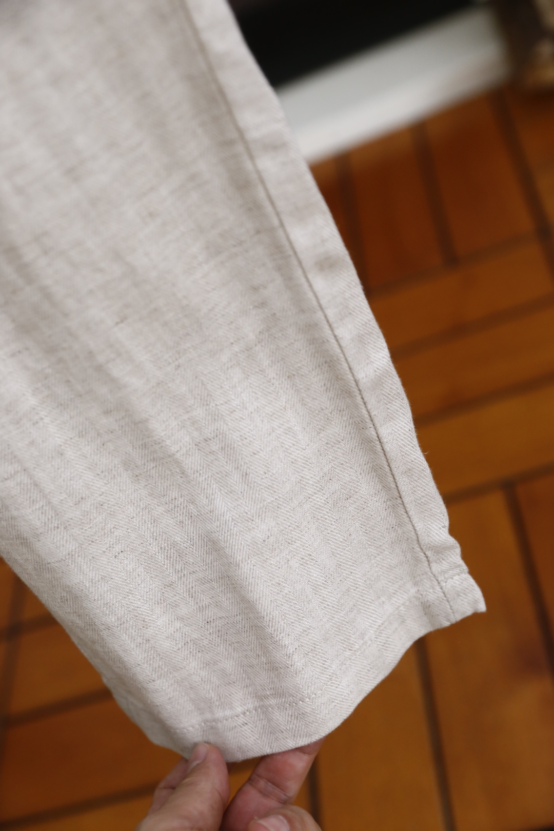 🔥Loro piana.26夏季新品！时尚男士百搭休闲长裤👍松紧腰头搭配撞色抽绳设计，侧边设有嵌入式口袋
