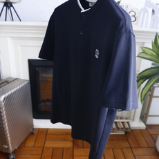 🔥BC.26夏季新品!时尚男士百搭立领短袖Polo衫,领口拼接细白边做撞色设计,门襟配有两颗纽扣,剪裁宽 🔥BC.26夏季新品!时尚男士百搭立领短袖Polo衫,领口拼接细白边做撞色设计,门襟配有两颗纽扣,剪裁宽