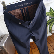 🔥Loro piana.26夏季新品!时尚男士商务休闲九分西裤,标准裤腰搭配多根固定袢带,后腰压印品牌标 🔥Loro piana.26夏季新品!时尚男士商务休闲九分西裤,标准裤腰搭配多根固定袢带,后腰压印品牌标