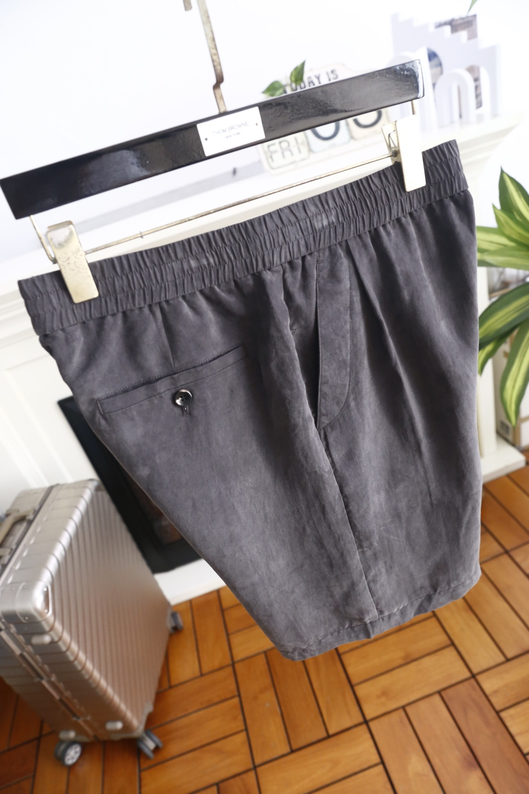 🔥布鲁提.26夏季新品！时尚男士百搭短裤🩳全松紧高腰五分休闲短裤，无需额外系带设计，两侧配备弧形插袋方便