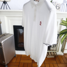 🔥BC.26夏季新品!时尚男士经典翻领半开扣短袖👍门襟搭配三颗纽扣,袖口处带有细巧的撞色包边,衣身一侧点 🔥BC.26夏季新品!时尚男士经典翻领半开扣短袖👍门襟搭配三颗纽扣,袖口处带有细巧的撞色包边,衣身一侧点