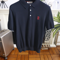 🔥BC.26夏季新品!时尚男士经典翻领半开扣短袖👍门襟搭配三颗纽扣,袖口处带有细巧的撞色包边,衣身一侧点 🔥BC.26夏季新品!时尚男士经典翻领半开扣短袖👍门襟搭配三颗纽扣,袖口处带有细巧的撞色包边,衣身一侧点