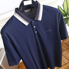 🔥Loro piana.26夏季新品!时尚男士百搭撞色条纹翻领设计,前襟搭配三颗纽扣,衣身剪裁规整合身, 🔥Loro piana.26夏季新品!时尚男士百搭撞色条纹翻领设计,前襟搭配三颗纽扣,衣身剪裁规整合身,