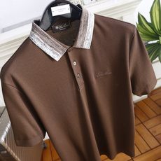 🔥Loro piana.26夏季新品!时尚男士百搭撞色条纹翻领设计,前襟搭配三颗纽扣,衣身剪裁规整合身, 🔥Loro piana.26夏季新品!时尚男士百搭撞色条纹翻领设计,前襟搭配三颗纽扣,衣身剪裁规整合身,