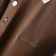 🔥Loro piana.26夏季新品!时尚男士百搭撞色条纹翻领设计,前襟搭配三颗纽扣,衣身剪裁规整合身, 🔥Loro piana.26夏季新品!时尚男士百搭撞色条纹翻领设计,前襟搭配三颗纽扣,衣身剪裁规整合身,