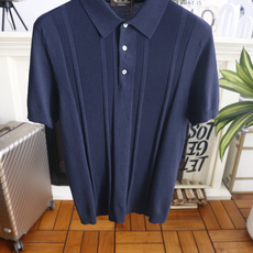 🔥Loro piana.26夏季新品!时尚男士百搭短袖👍简约小翻领搭配短款门襟设计,衣身带有竖向立体肌理 🔥Loro piana.26夏季新品!时尚男士百搭短袖👍简约小翻领搭配短款门襟设计,衣身带有竖向立体肌理