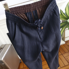 🔥Loro piana. 26夏季新品🆕时尚男士轻奢大牌质感的休闲九分裤,腰部搭配抽绳松紧设计,辅以皮质饰扣点缀,兼顾舒 🔥Loro piana. 26夏季新品🆕时尚男士轻奢大牌质感的休闲九分裤,腰部搭配抽绳松紧设计,辅以皮质饰扣点缀,兼顾舒