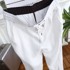 🔥Loro piana. 26夏季新品🆕时尚男士轻奢大牌质感的休闲九分裤,腰部搭配抽绳松紧设计,辅以皮质饰扣点缀,兼顾舒 🔥Loro piana. 26夏季新品🆕时尚男士轻奢大牌质感的休闲九分裤,腰部搭配抽绳松紧设计,辅以皮质饰扣点缀,兼顾舒