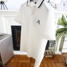 🔥Loro piana. 26夏季新品,时尚轻奢大牌气质男士短袖Polo衫,撞色条纹点缀翻领,简约V型门襟利落大气。胸口 🔥Loro piana. 26夏季新品,时尚轻奢大牌气质男士短袖Polo衫,撞色条纹点缀翻领,简约V型门襟利落大气。胸口