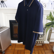 🔥Loro piana. 26夏季新品,时尚男士轻奢大牌风短袖Polo衫,领口与袖口点缀撞色条纹细节,简约门襟设计干净利 🔥Loro piana. 26夏季新品,时尚男士轻奢大牌风短袖Polo衫,领口与袖口点缀撞色条纹细节,简约门襟设计干净利