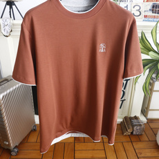 🔥BC. 26夏季新品!时尚男士轻奢短袖T恤,大牌风假两件撞色包边设计层次感十足,胸口精致刺绣标识低调凸显辨识度,利落宽 🔥BC. 26夏季新品!时尚男士轻奢短袖T恤,大牌风假两件撞色包边设计层次感十足,胸口精致刺绣标识低调凸显辨识度,利落宽