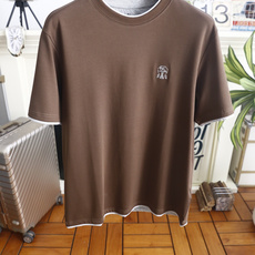 🔥BC. 26夏季新品!时尚男士轻奢短袖T恤,大牌风假两件撞色包边设计层次感十足,胸口精致刺绣标识低调凸显辨识度,利落宽 🔥BC. 26夏季新品!时尚男士轻奢短袖T恤,大牌风假两件撞色包边设计层次感十足,胸口精致刺绣标识低调凸显辨识度,利落宽