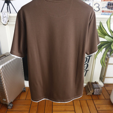 🔥BC. 26夏季新品!时尚男士轻奢短袖T恤,大牌风假两件撞色包边设计层次感十足,胸口精致刺绣标识低调凸显辨识度,利落宽 🔥BC. 26夏季新品!时尚男士轻奢短袖T恤,大牌风假两件撞色包边设计层次感十足,胸口精致刺绣标识低调凸显辨识度,利落宽