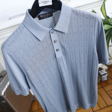 🔥Loro piana. 26夏季新品🆕时尚男士轻奢针织Polo衫,意式大牌翻领版型格调雅致,全身竖纹镂空肌理富有层次感 🔥Loro piana. 26夏季新品🆕时尚男士轻奢针织Polo衫,意式大牌翻领版型格调雅致,全身竖纹镂空肌理富有层次感
