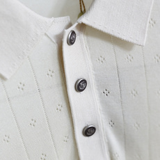 🔥Loro piana. 26夏季新品🆕时尚男士轻奢针织Polo衫,意式大牌翻领版型格调雅致,全身竖纹镂空肌理富有层次感 🔥Loro piana. 26夏季新品🆕时尚男士轻奢针织Polo衫,意式大牌翻领版型格调雅致,全身竖纹镂空肌理富有层次感